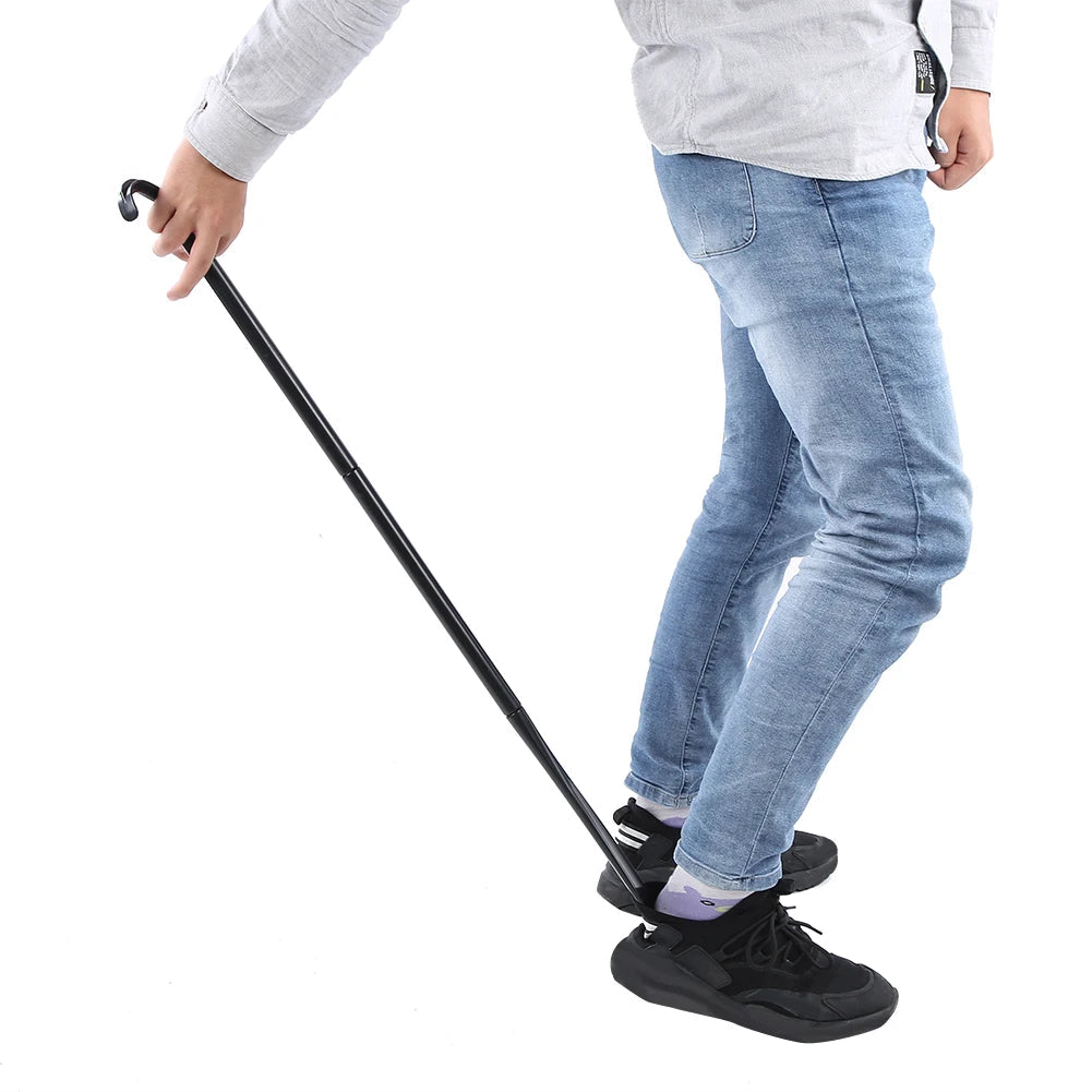 Long Dressing Shoes Socks Dressing Stick Multifunction Detachable Shoe Horn Aid Stick for Mobility Disabled Patient Elderly 90CM Safilon