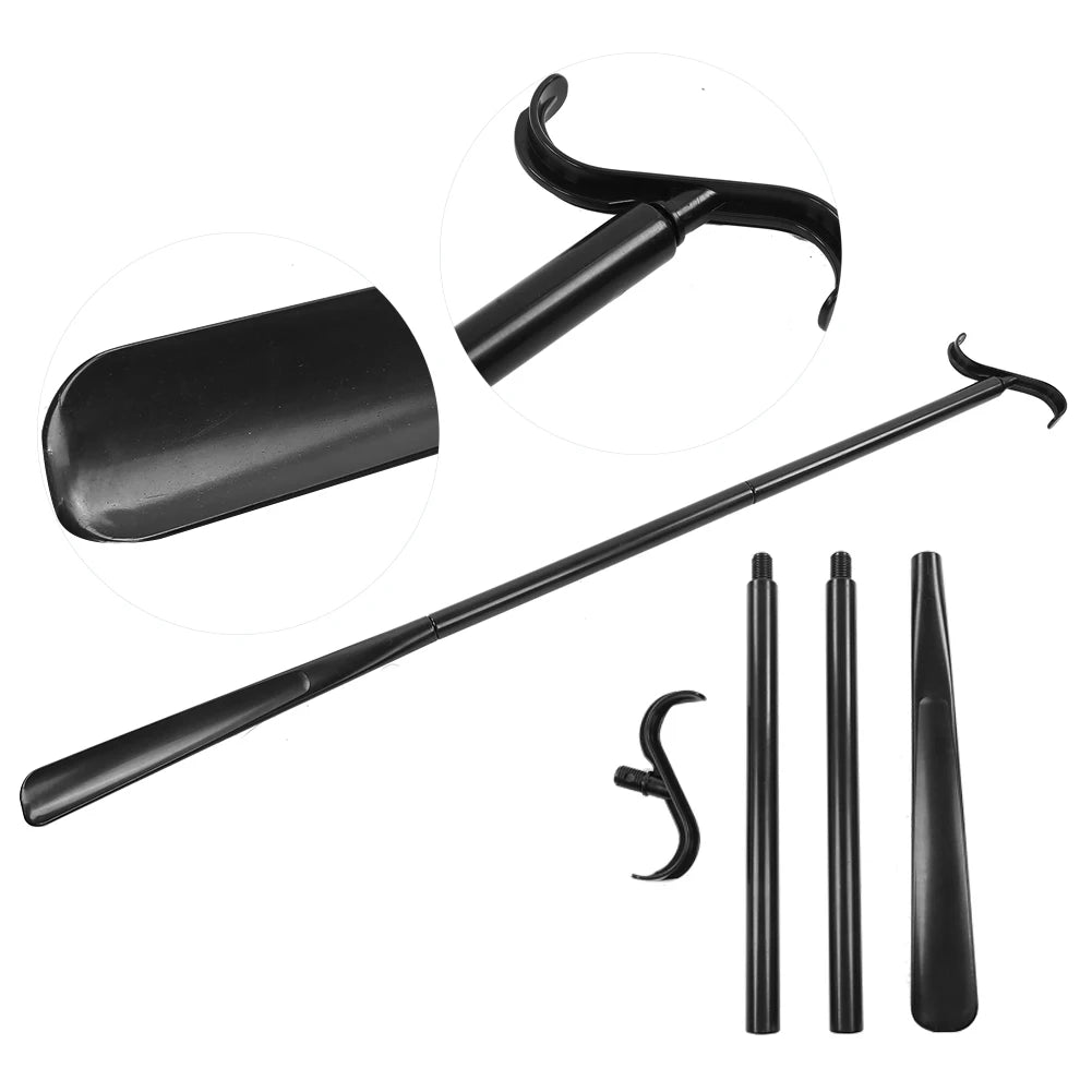 Long Dressing Shoes Socks Dressing Stick Multifunction Detachable Shoe Horn Aid Stick for Mobility Disabled Patient Elderly 90CM Safilon
