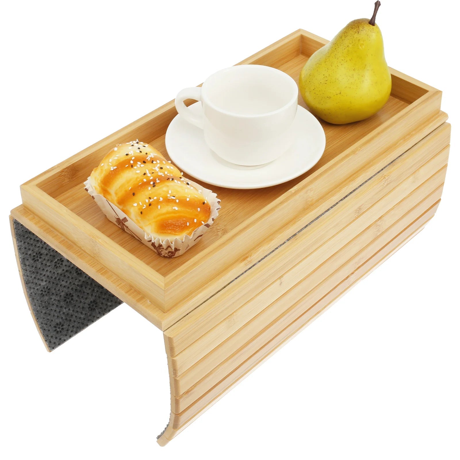 Bamboo Sofa Armrest Tray Safilon